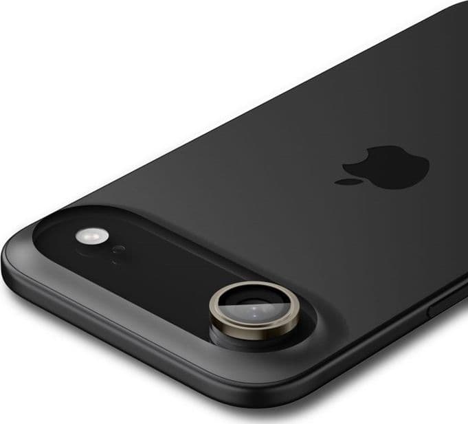 Spigen Optik Pro GLAS.TR EZ Fit Camera Protector 2-Pack - Camera Lens Glass for iPhone Air (2 pcs) (Gold) - 4