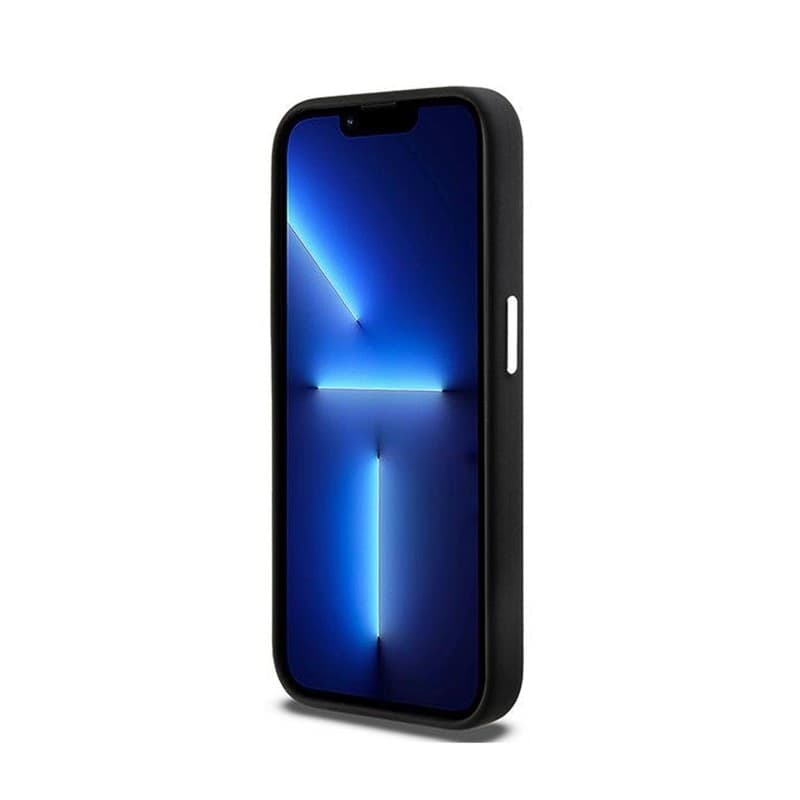 DKNY Liquid Silicone Small Metal Logo MagSafe - Case for iPhone 15 Pro (black) - 5