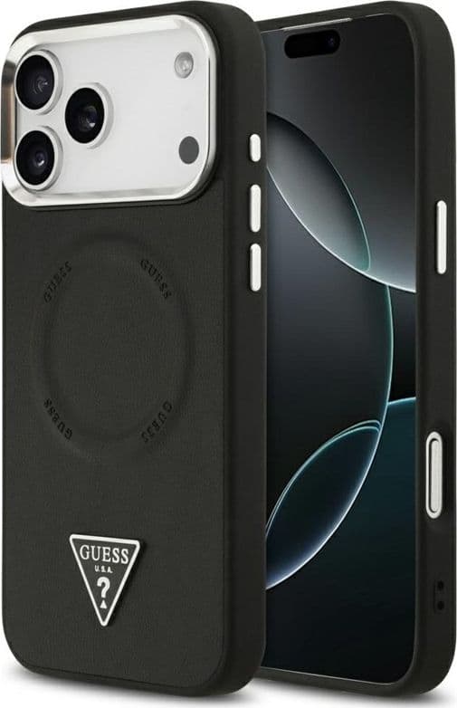 Guess Triangle Logo MagSafe - Case iPhone 17 Pro Max (Black)