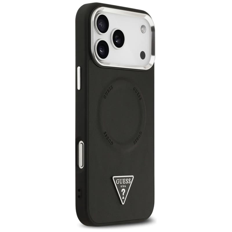 Guess Triangle Logo MagSafe - Case iPhone 17 Pro Max (Black) - 4