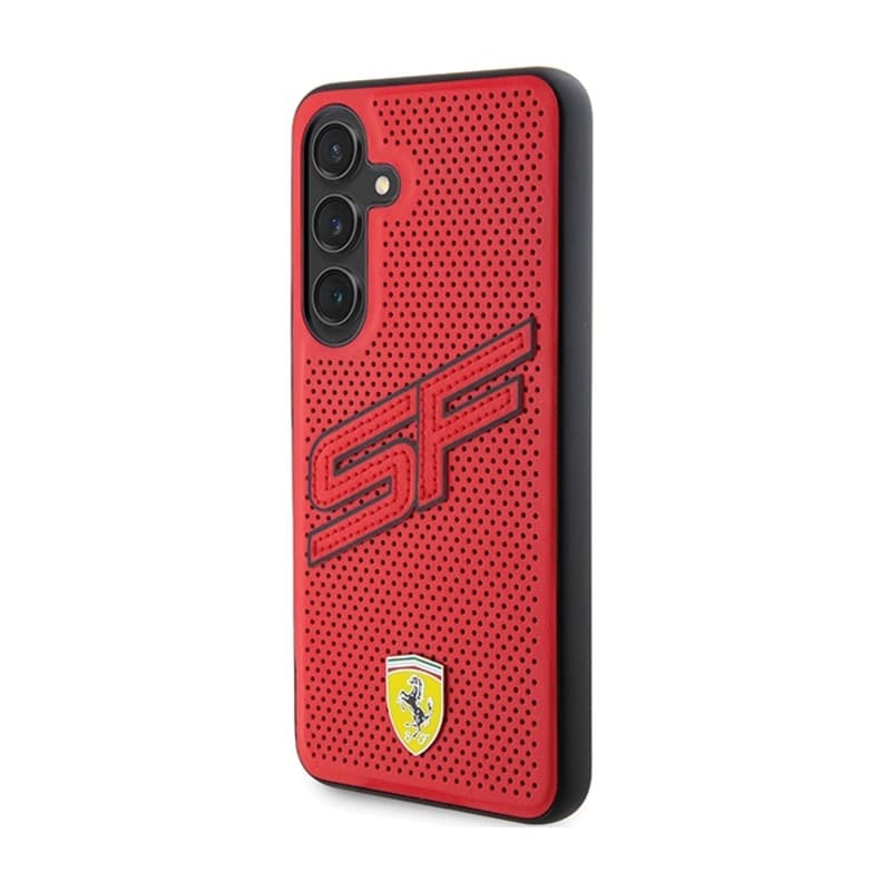 Ferrari Big SF Perforated - Samsung Galaxy S24 Case (Red) - 2