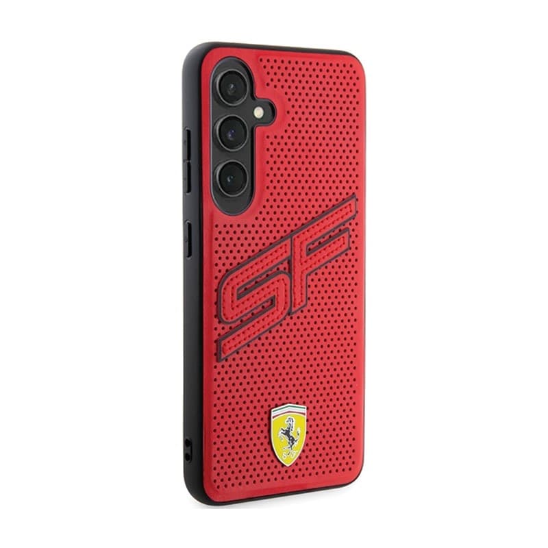 Ferrari Big SF Perforated - Samsung Galaxy S24 Case (Red) - 4