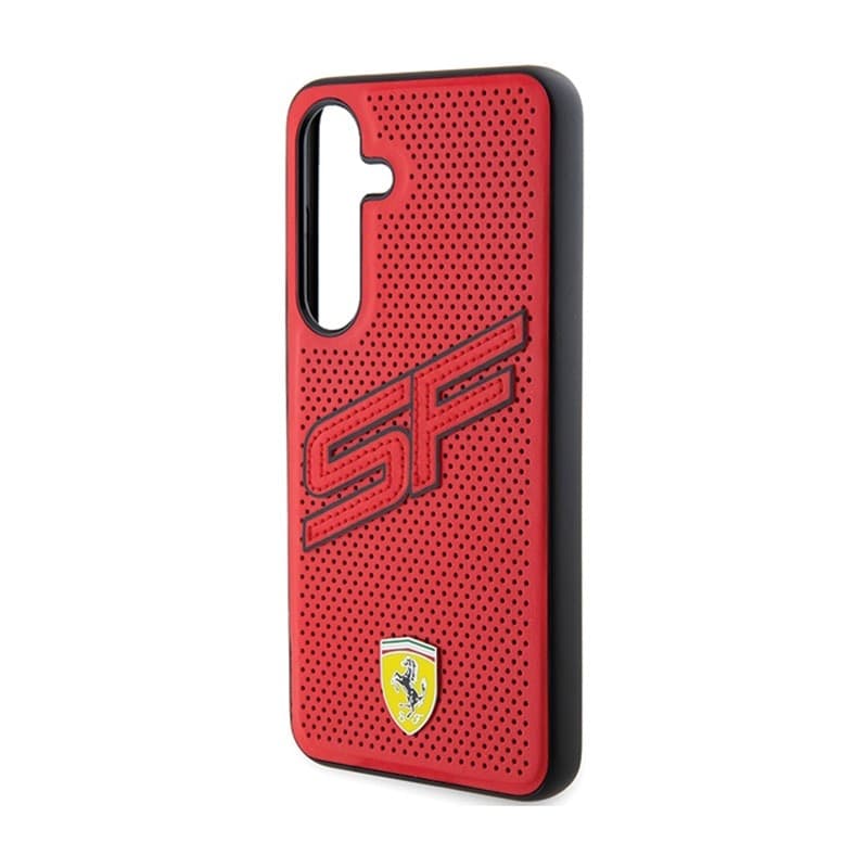 Ferrari Big SF Perforated - Samsung Galaxy S24 Case (Red) - 6