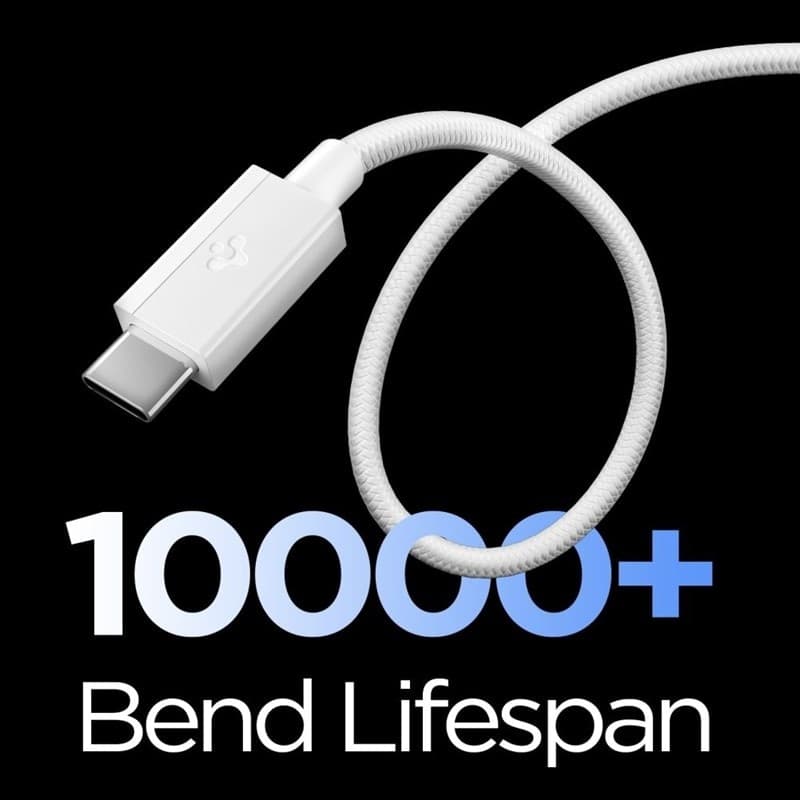 Spigen EB6015AC Essential - Cavo da USB-A a USB-C 60W 1,5 m (bianco) - 3