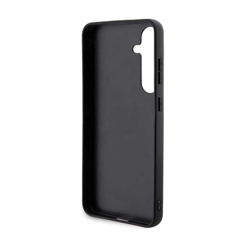 Karl Lagerfeld Saffiano Karl & Choupette Metal Pin - Samsung Galaxy S24 Case (black) - 7
