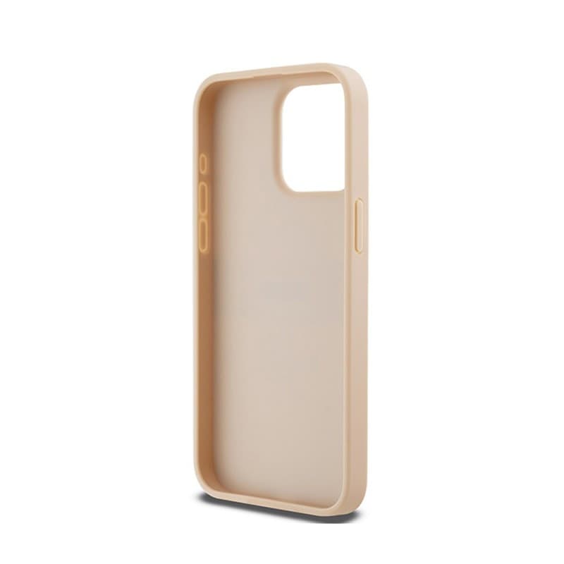 DKNY Leather Mono Stripe & Metal Logo - Case for iPhone 15 Pro Max (pink) - 7