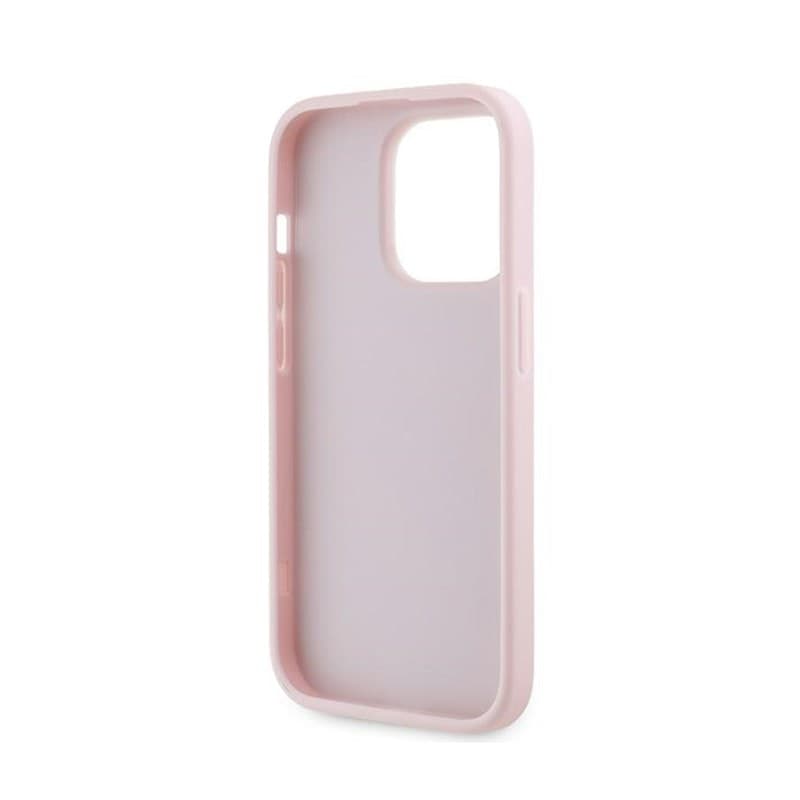 Karl Lagerfeld Diagonal Quilted Script - Case for iPhone 14 Pro (Pink) - 7