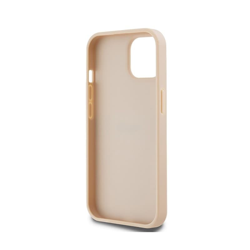 DKNY Leather Mono Stripe & Metal Logo - Case for iPhone 15 / 14 / 13 (pink) - 7