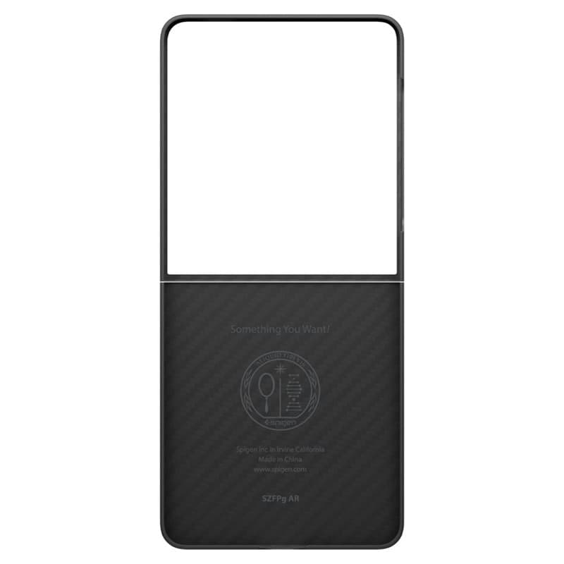 Spigen Airskin Aramid - Case for Samsung Galaxy Z Flip 7 (Black) - 5
