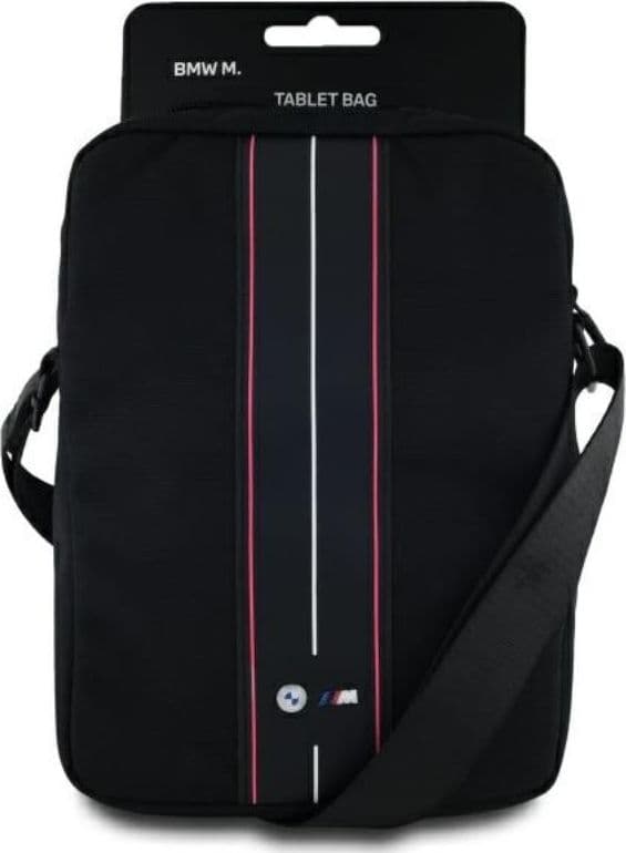 BMW Nylon Red Stripe - Tablet Bag 10" (Black) - 4