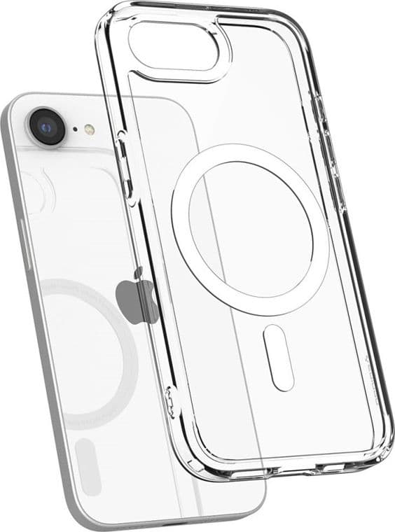 Spigen Ultra Hybrid Mag MagSafe - Custodia per iPhone 17e / 16e (Bianco) - 6