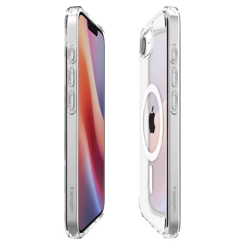 Spigen Ultra Hybrid Mag MagSafe - Custodia per iPhone 17e / 16e (Bianco) - 7