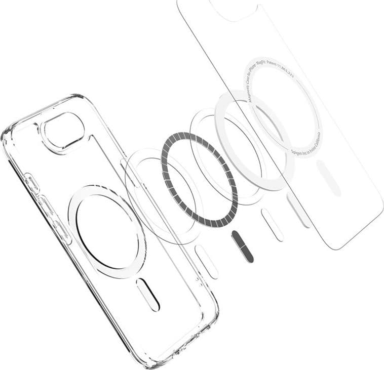 Spigen Ultra Hybrid Mag MagSafe - Custodia per iPhone 17e / 16e (Bianco) - 9