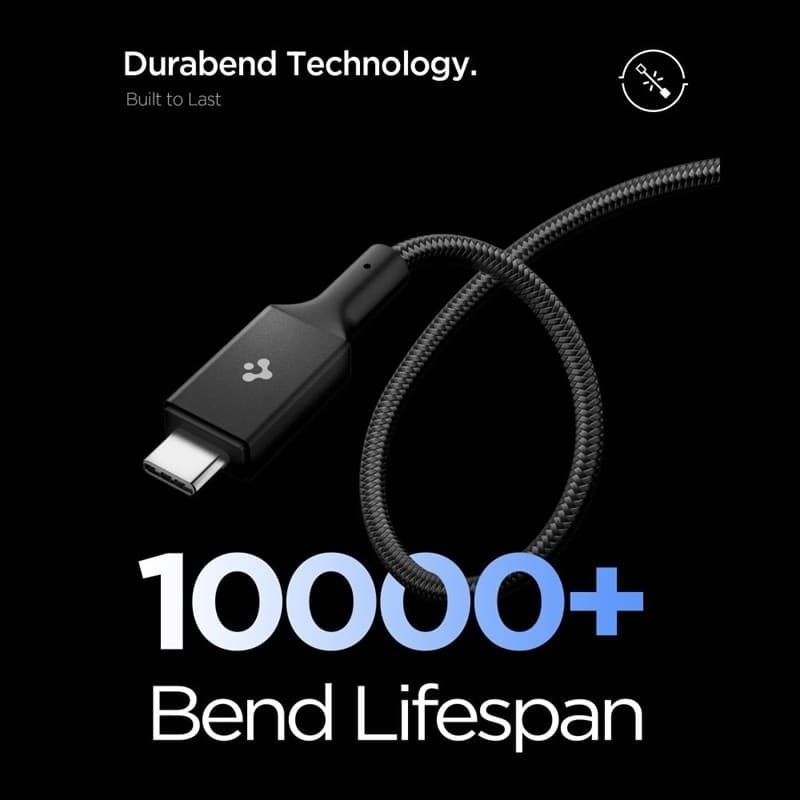 Spigen EB24015CC Essential - Cavo da USB-C a USB-C PD 240W 1,5 m (nero) - 6