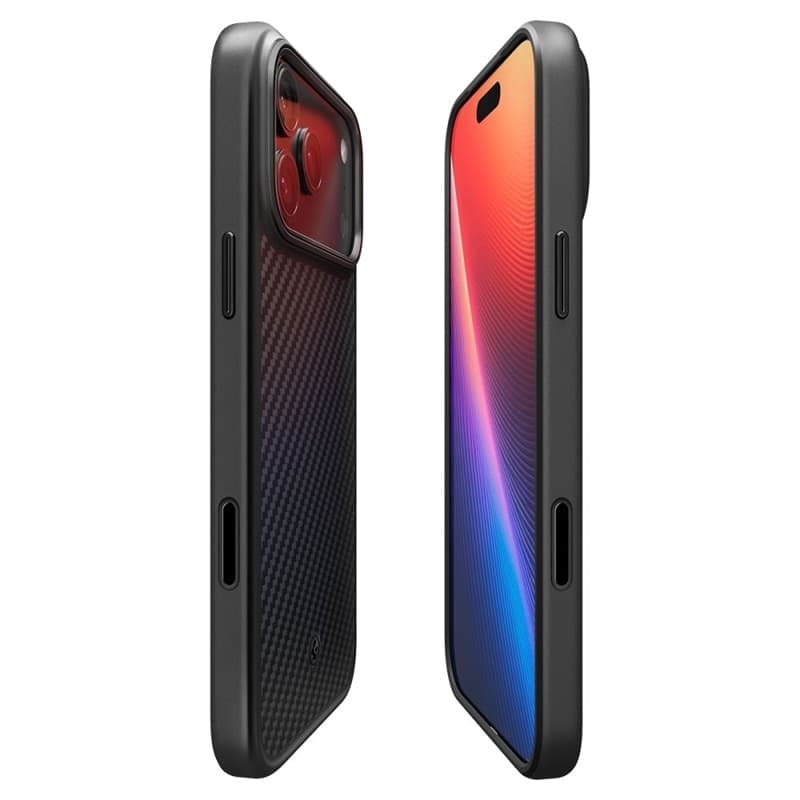 Spigen Enzo Aramid T Mag MagSafe - Case for iPhone 17 Pro (Black) - 6