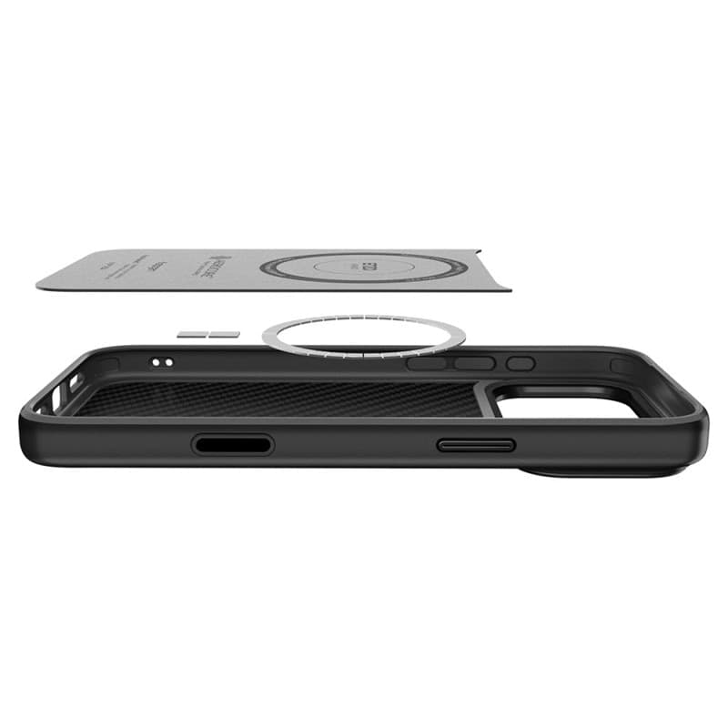 Spigen Enzo Aramid T Mag MagSafe - Case for iPhone 17 Pro (Black) - 8