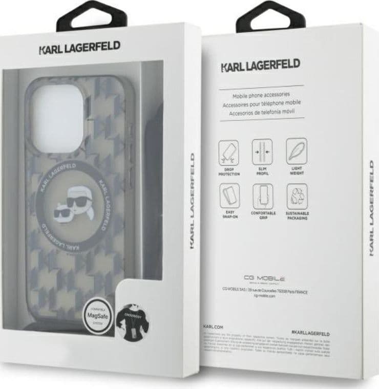 Karl Lagerfeld IML Crossbody Monogram Karl & Choupette Head MagSafe - Case for iPhone 16 Pro Max (black) - 7
