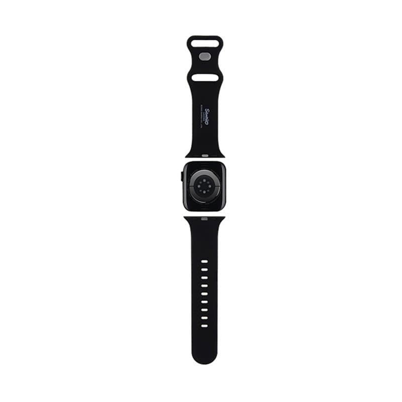 Hello Kitty Silicone Kitty Head - Strap for Apple Watch 38/40/41 mm (black) - 2