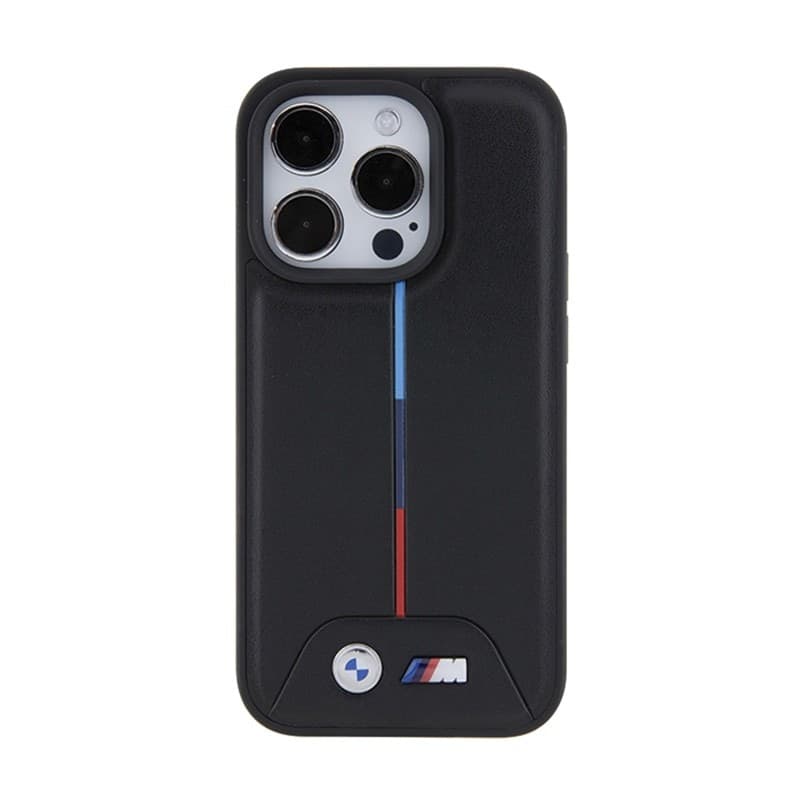 BMW Quilted Tricolor - Case for iPhone 15 Pro (Black) - 3