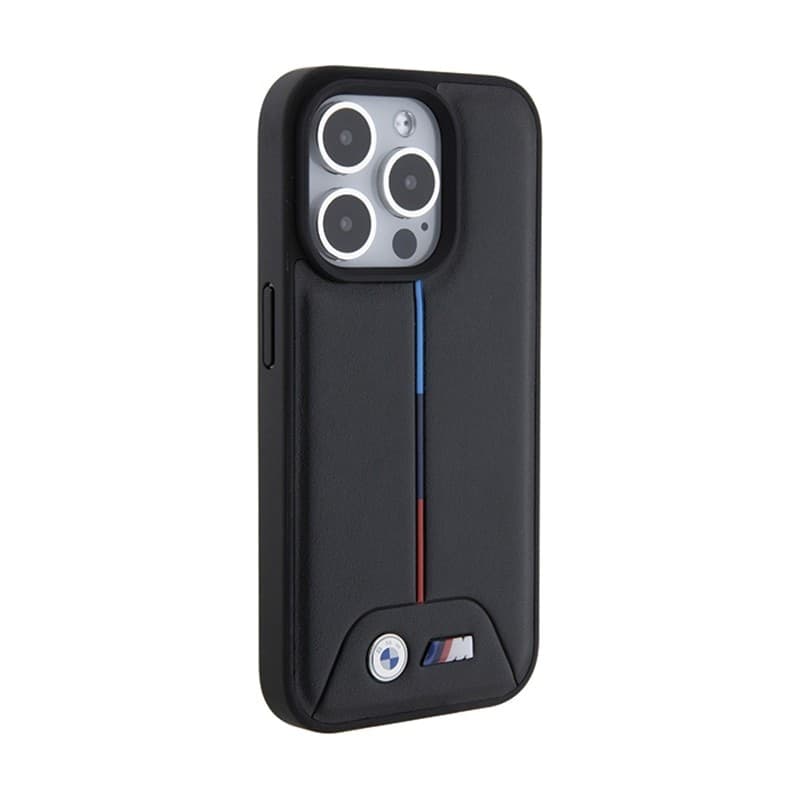 BMW Quilted Tricolor - Case for iPhone 15 Pro (Black) - 4