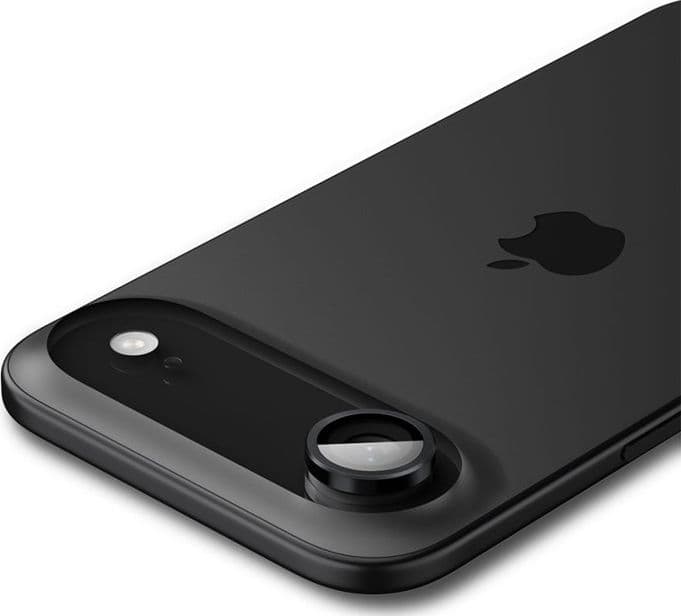 Spigen Optik Pro GLAS.TR EZ Fit Camera Protector 2-Pack - Lens Protector for iPhone Air (2 pcs) (Black) - 4