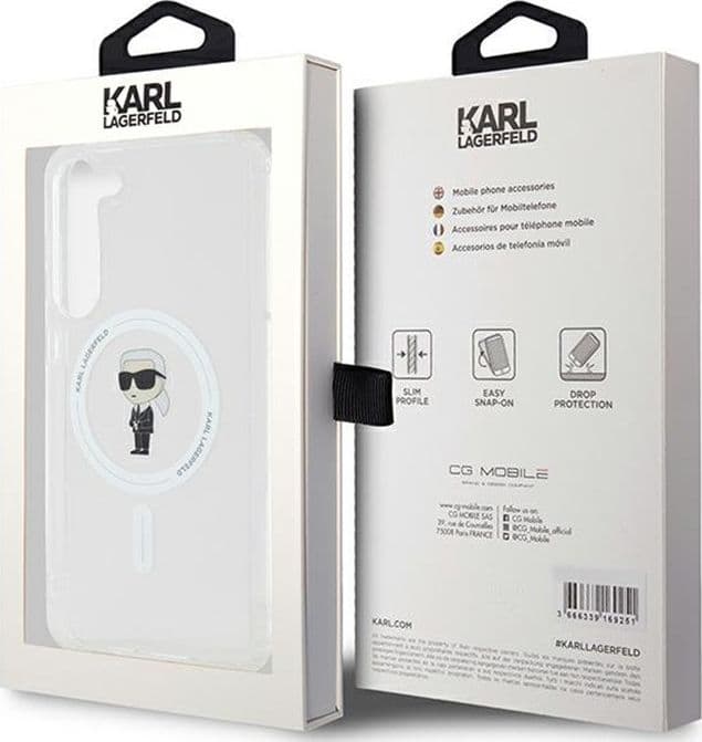 Karl Lagerfeld IML Ikonik MagSafe - Case for Samsung Galaxy S23+ (Transparent) - 8