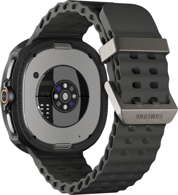 Spigen Liquid Air - Case for Samsung Galaxy Watch 8 Classic 46 mm (Matte Black) - 4