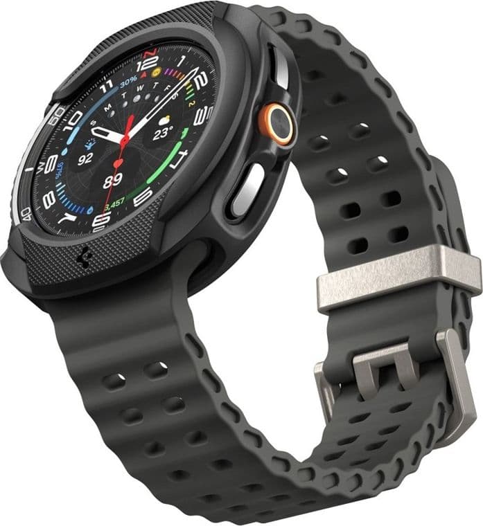 Spigen Liquid Air - Case for Samsung Galaxy Watch 8 Classic 46 mm (Matte Black) - 7