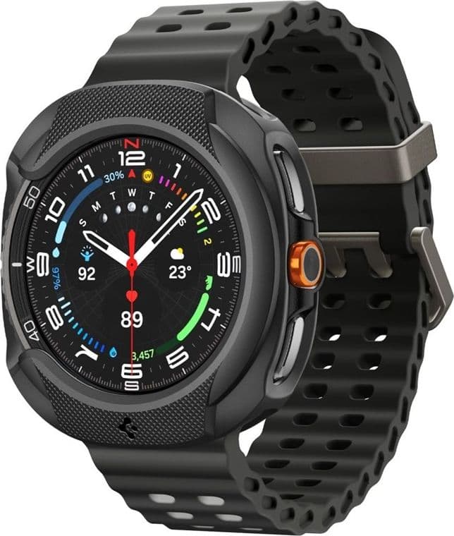 Spigen Liquid Air - Case for Samsung Galaxy Watch 8 Classic 46 mm (Matte Black) - 8