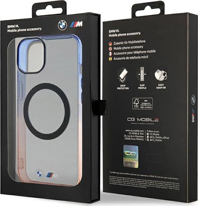 BMW Gradient Bumper MagSafe - Case for iPhone 14 (Grey) - 8