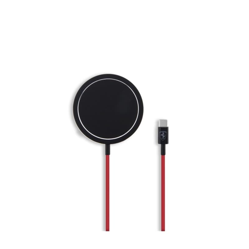 Ferrari MagSafe Shield Logo - MagSafe 15W inductive charger (black) - 3