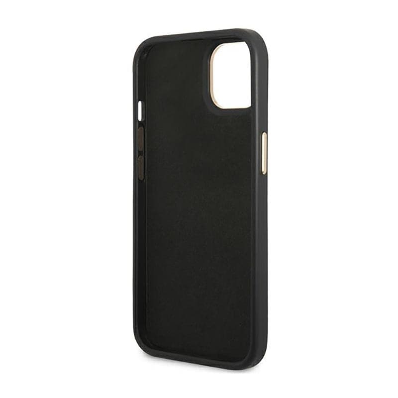 Guess Croco Collection - Case for iPhone 14 Plus (Black) - 7