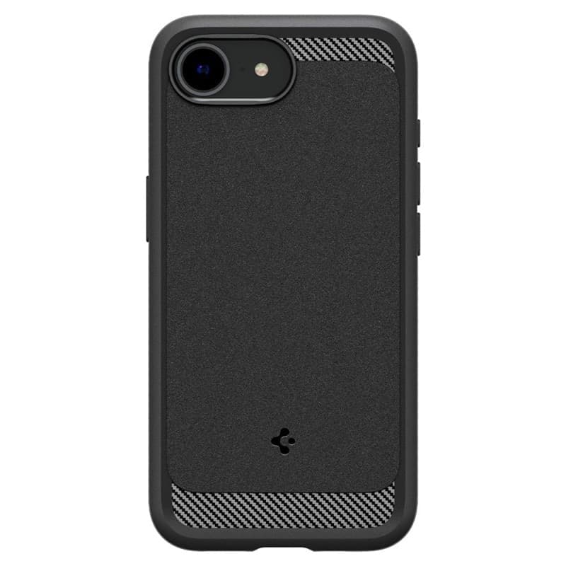 Spigen Rugged Armor Mag MagSafe - Custodia per iPhone 17e / 16e (nero opaco) - 2