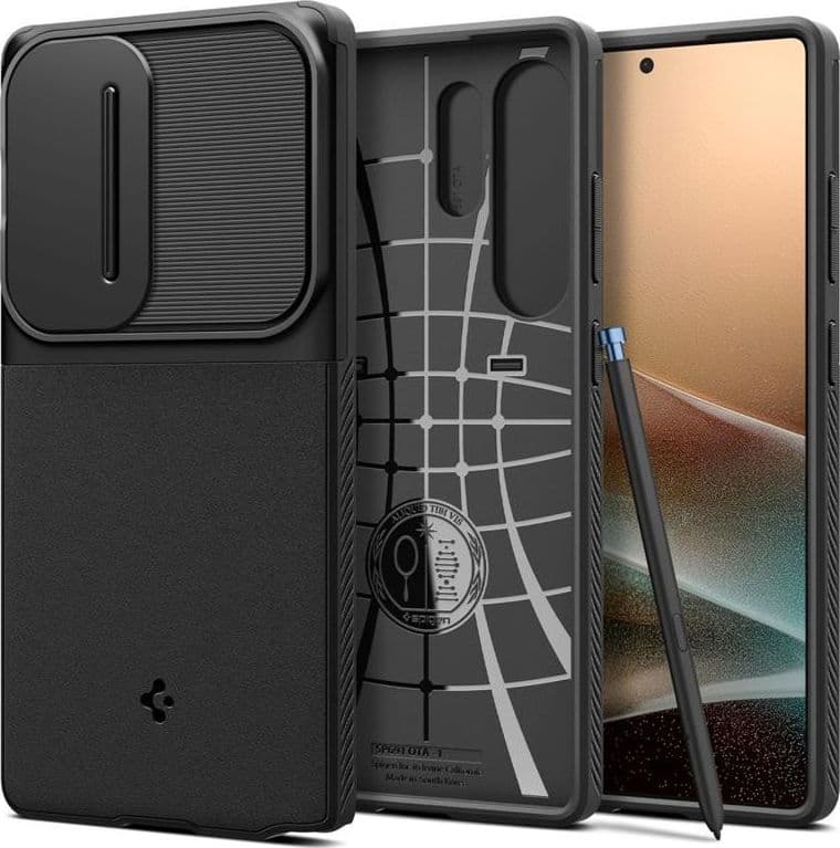 Spigen Optik Armor - Case for Samsung Galaxy S25 Ultra (Black) - 2