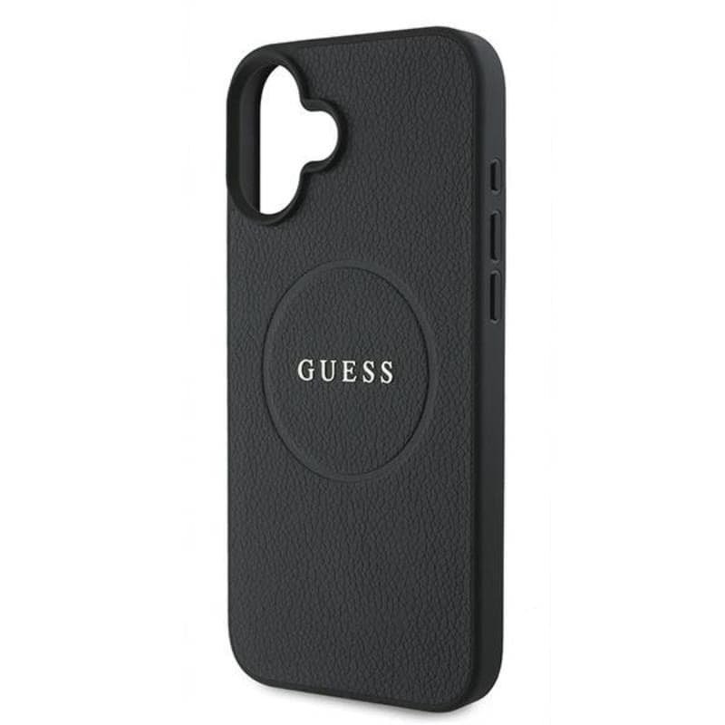 Guess Grained Ring MagSafe - Case iPhone 16 Plus (black) - 6