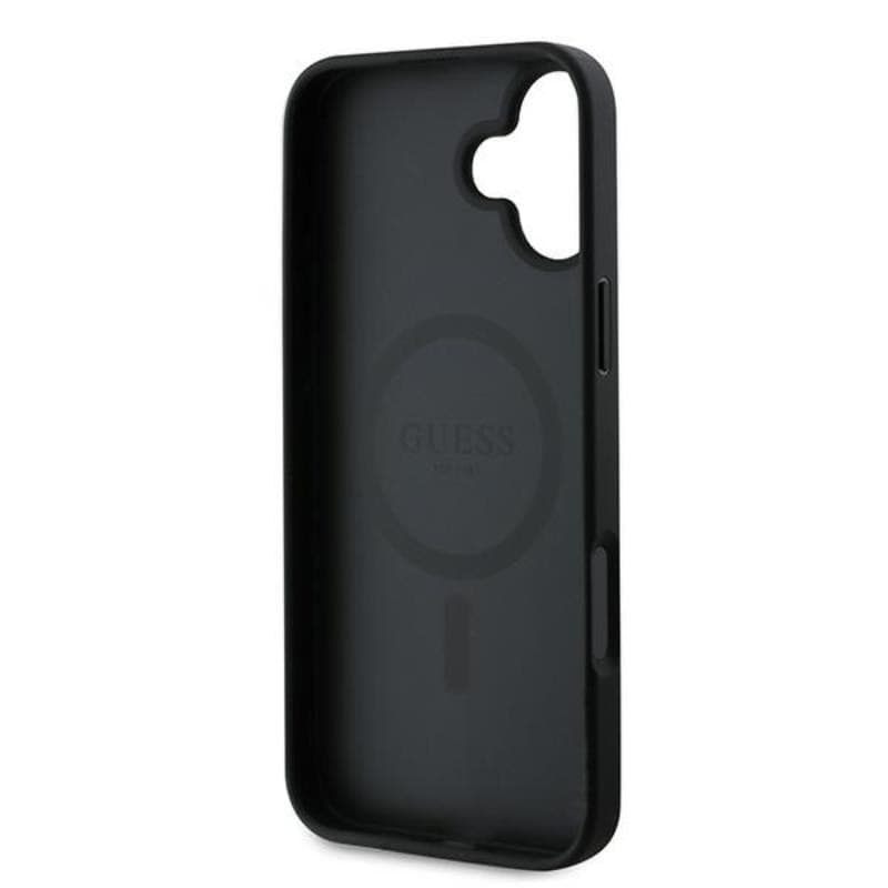 Guess Grained Ring MagSafe - Case iPhone 16 Plus (black) - 7