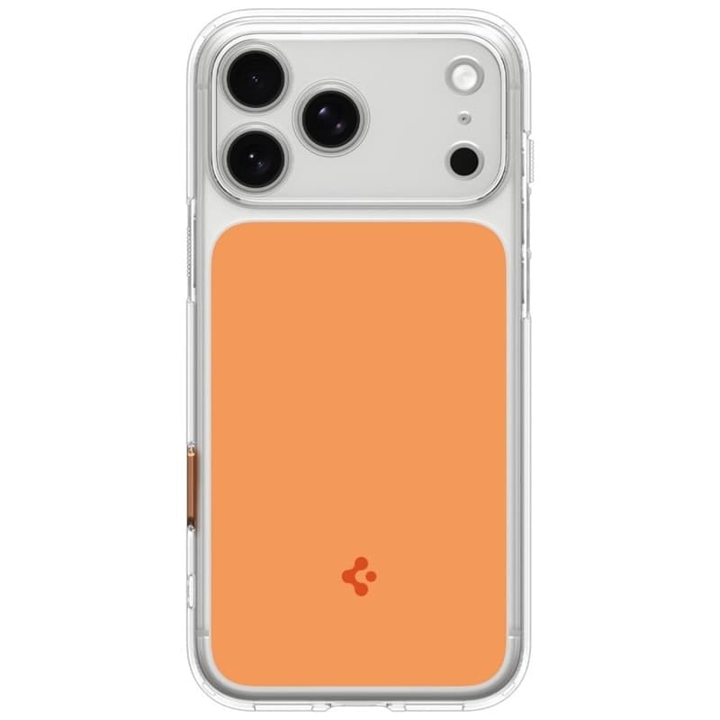 Spigen Ultra Hybrid T Mag MagSafe - Custodia per iPhone 18 Pro / 17 Pro (Arancione lucido) - 3