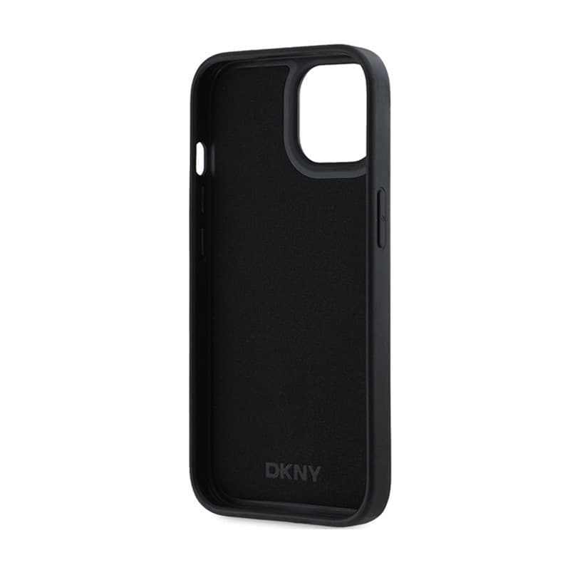 DKNY 3D Rubber Repeat Pattern - Case for iPhone 15 / 14 / 13 (Black) - 7