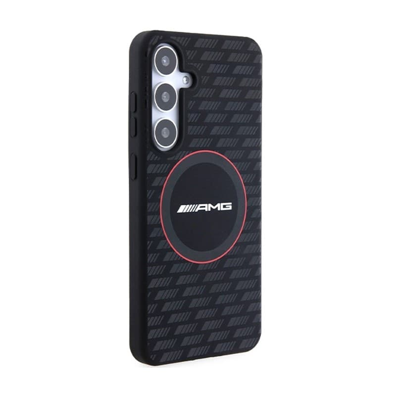 AMG Silicone Carbon Pattern MagSafe - Case for Samsung Galaxy S24 (black) - 4