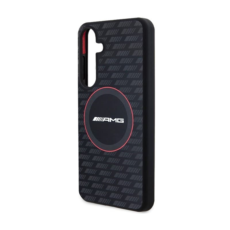 AMG Silicone Carbon Pattern MagSafe - Case for Samsung Galaxy S24 (black) - 6