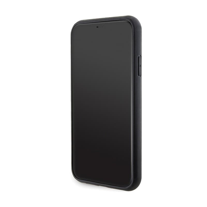 Karl Lagerfeld Gripstand Saffiano Karl & Choupette Pins - iPhone 11 Case (black) - 5