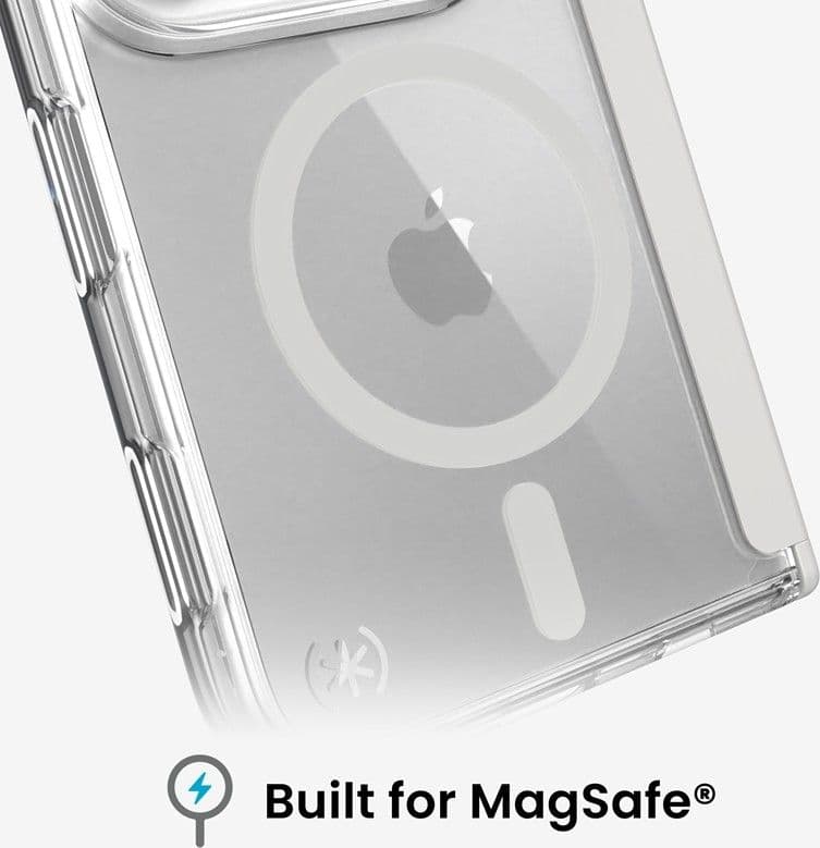 Speck Presidio Perfect Clear MagSafe - iPhone Fold Case (Clear) - 3