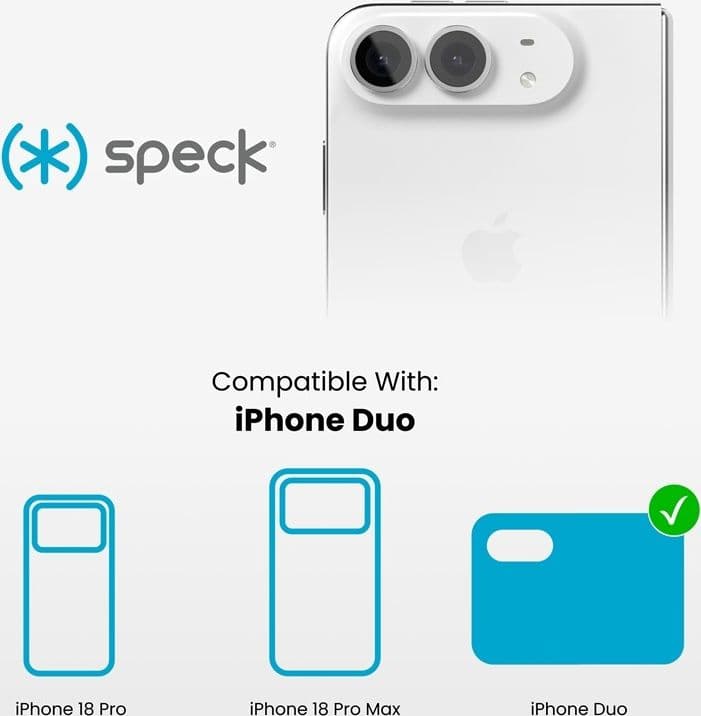 Speck Presidio Perfect Clear MagSafe - iPhone Fold Case (Clear) - 6