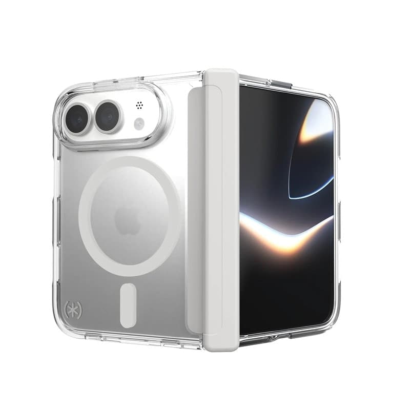 Speck Presidio Perfect Clear MagSafe - iPhone Fold Case (Clear) - 9