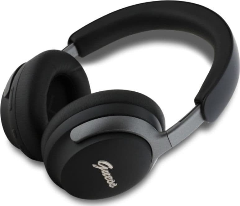 Guess Metal Script Logo - Wireless Over-Ear Bluetooth Headphones ANC + ENC (black) - 2