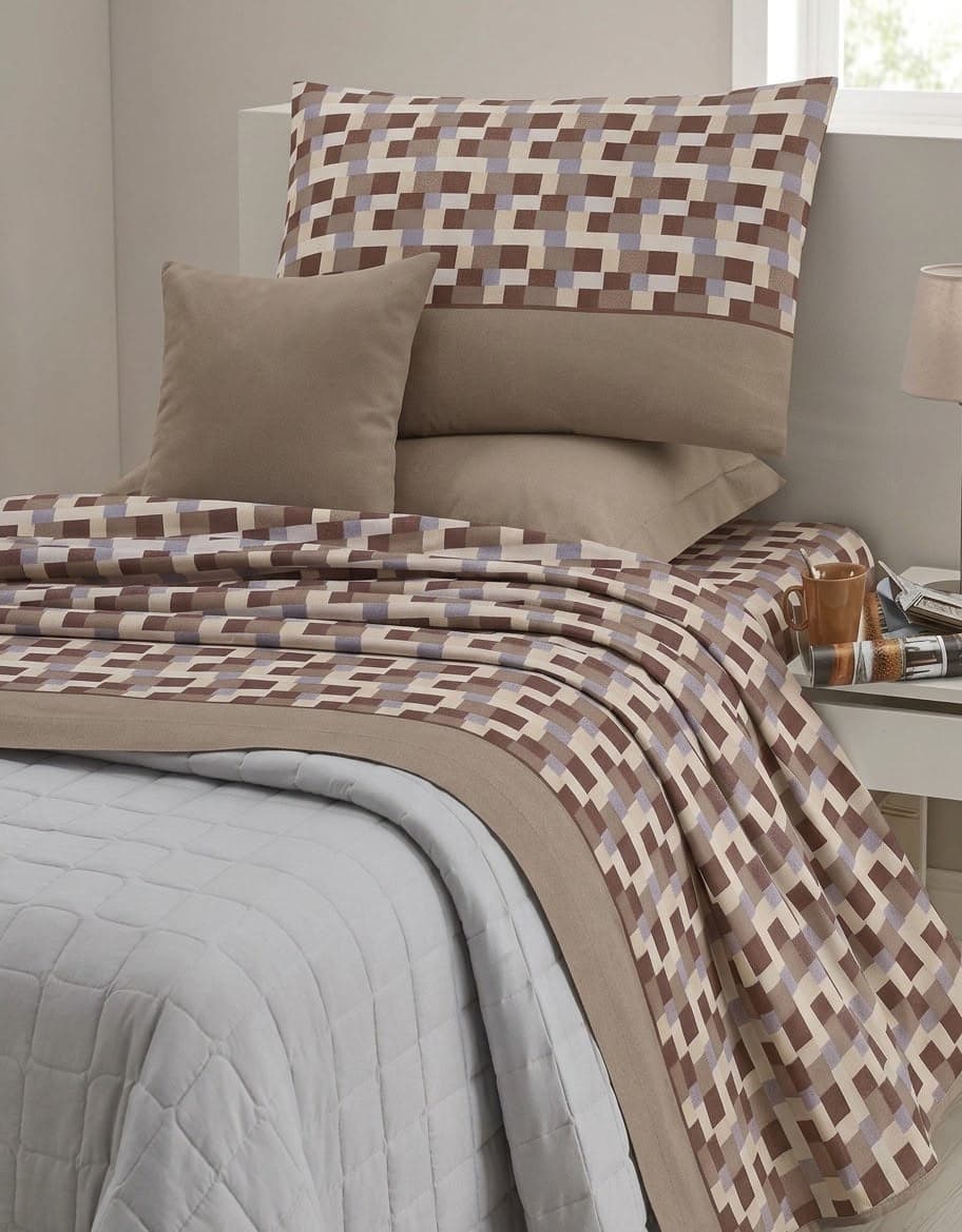 Completo Lenzuola 1 Piazza e 1/2 Ophira Angel's Collection in 100% Cotone - 2