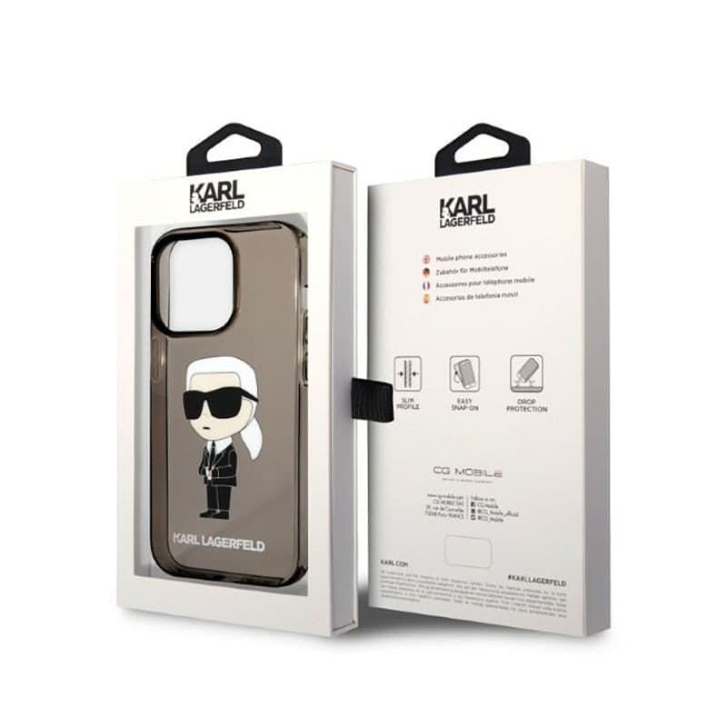 Karl Lagerfeld IML NFT Ikonik - Case for iPhone 14 Pro (Black) - 8