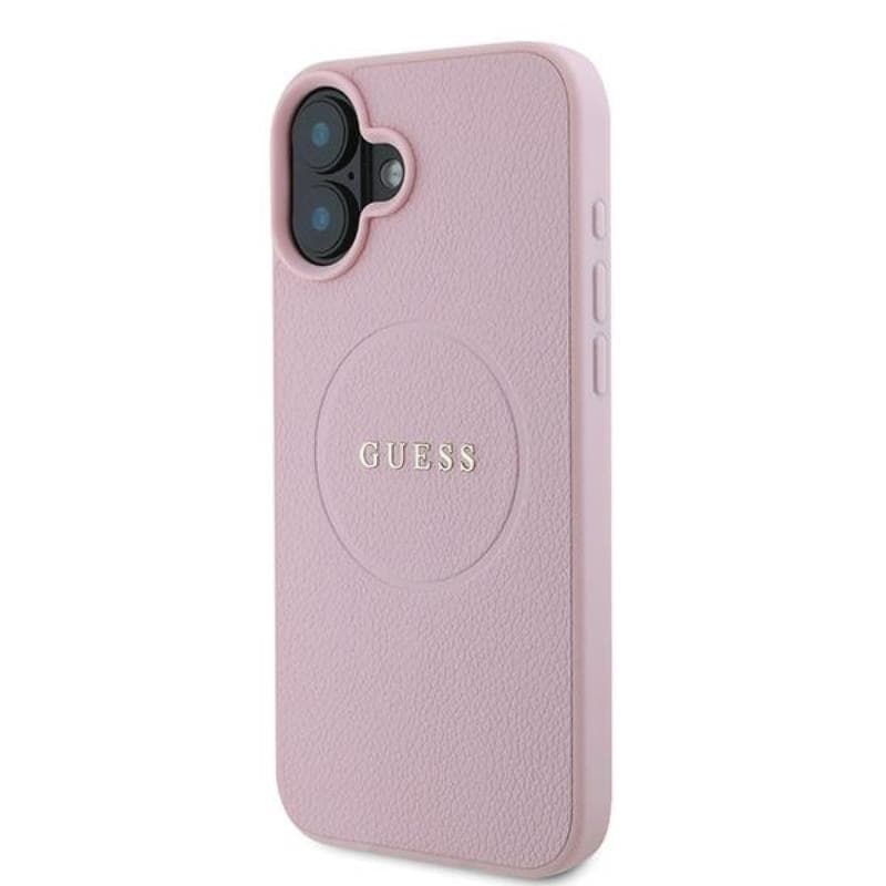 Guess Grained Ring MagSafe - Case iPhone 16 Plus (pink) - 2