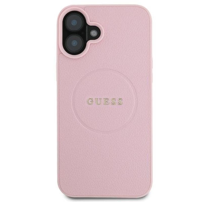 Guess Grained Ring MagSafe - Case iPhone 16 Plus (pink) - 3