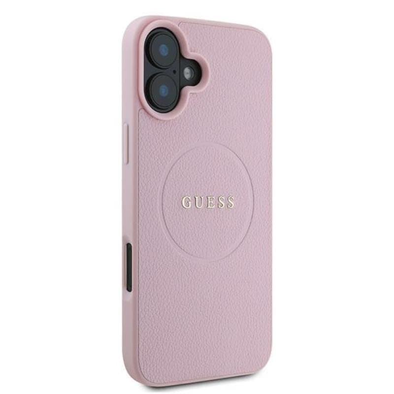 Guess Grained Ring MagSafe - Case iPhone 16 Plus (pink) - 4